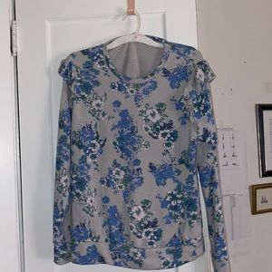 Lauren Conrad floral pullover